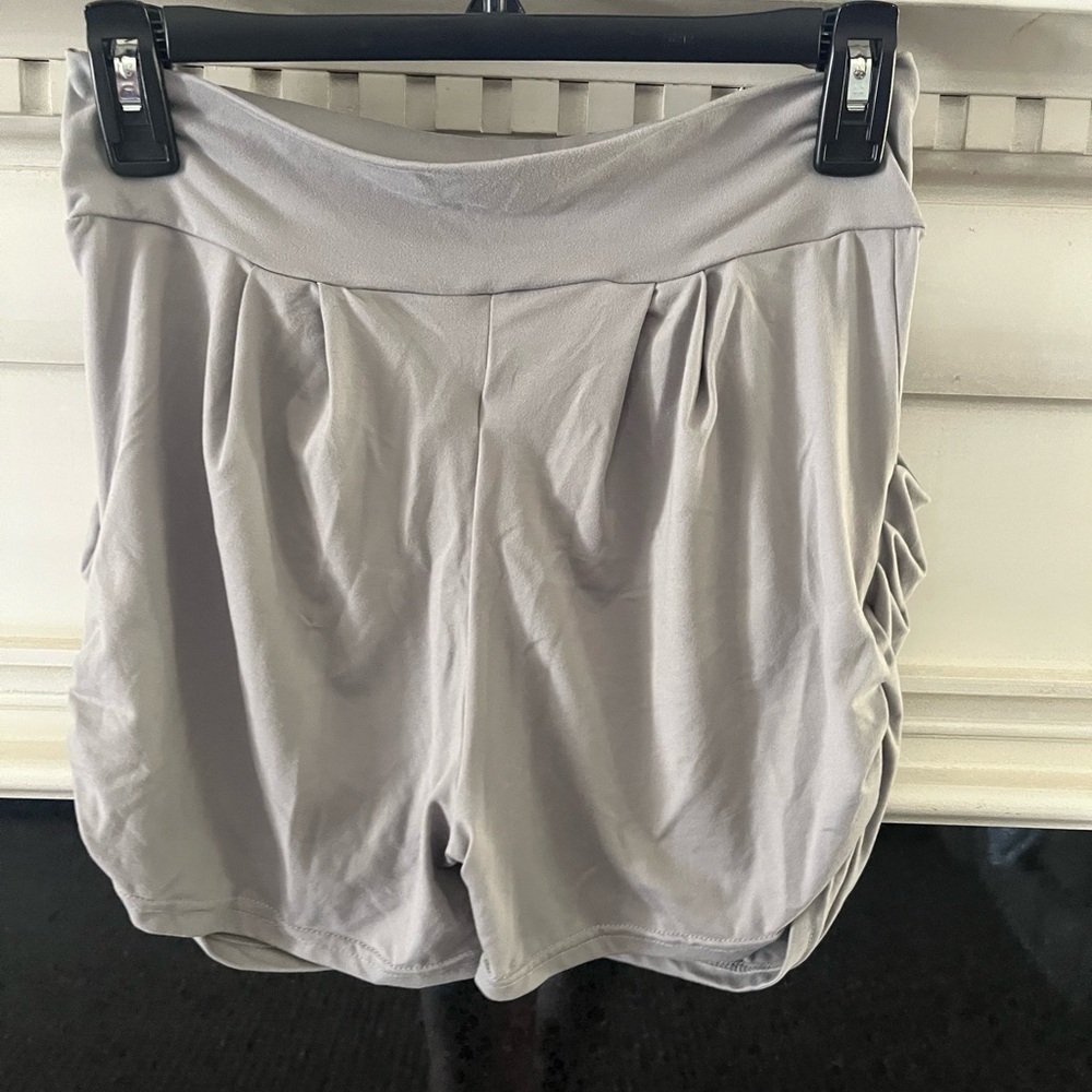 Conceited Gray Yoga/Workout Shorts - Picture 6 of 6